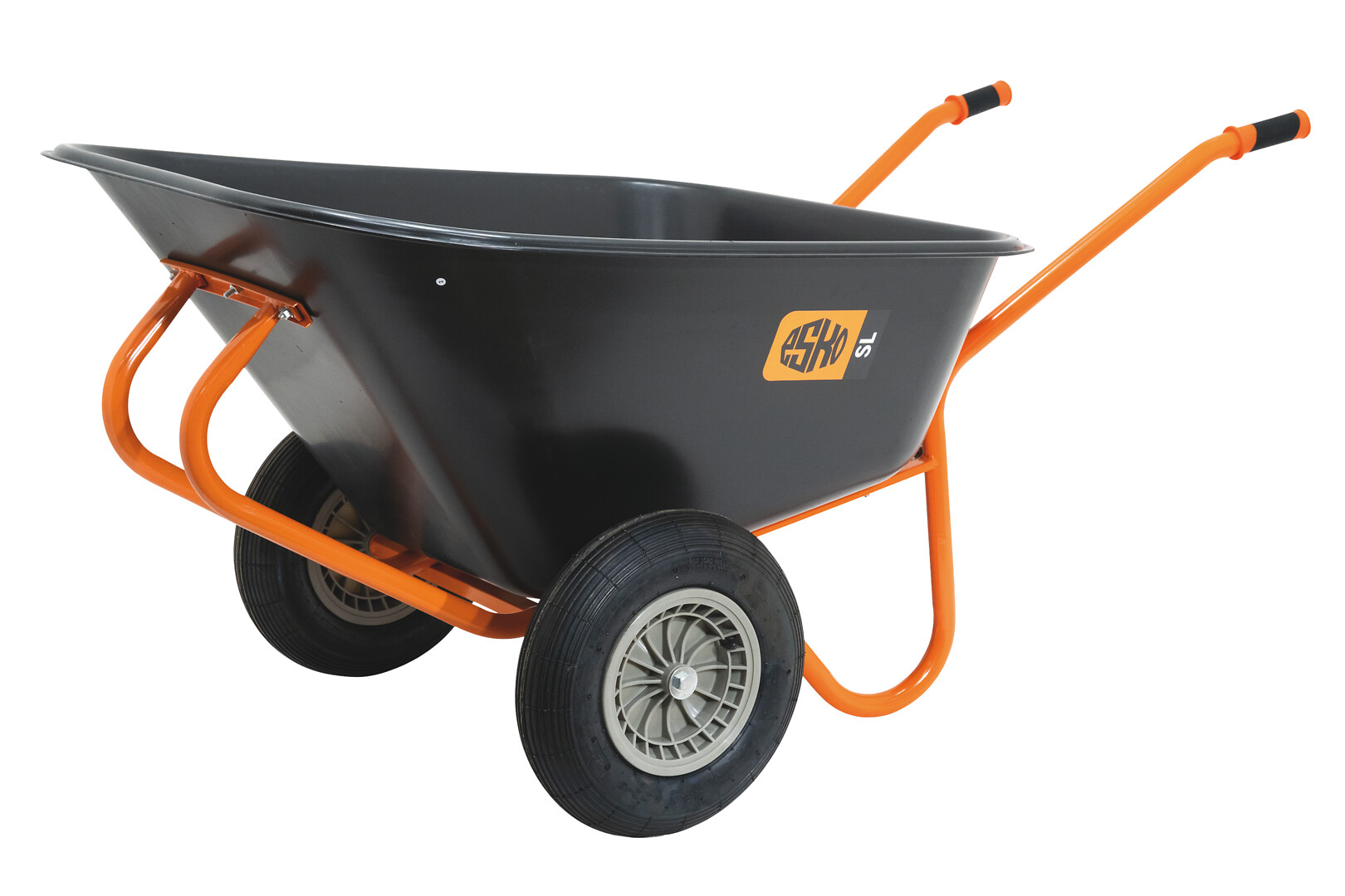 Etra Oy Plastic wheelbarrows 300L 250Kg with 2 wheels